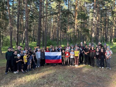 В ЗОЛ КО «Лазурный» прошла историческая реконструкция боя 1919 года