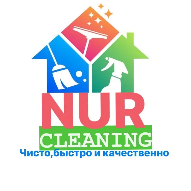 Нур клининг ЖА — логотип