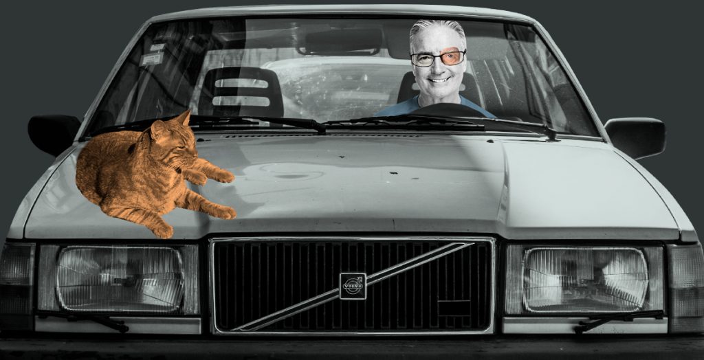Московский автолюбитель: интеллигентный дядечка на старом Volvo