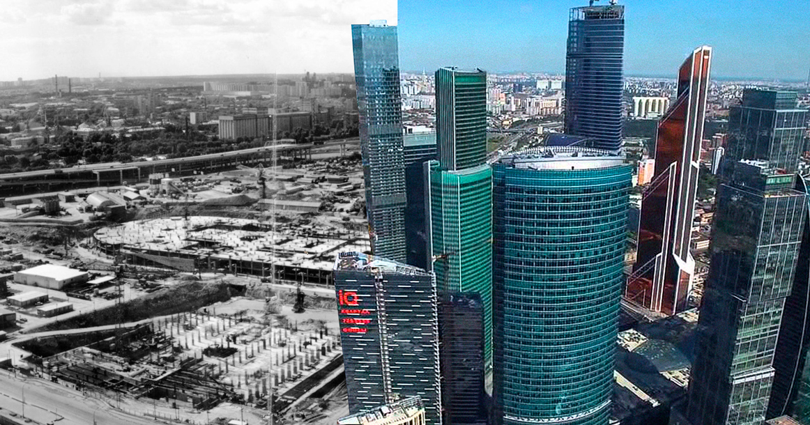 Было — стало: «Зарядье» и «Москва-Сити»