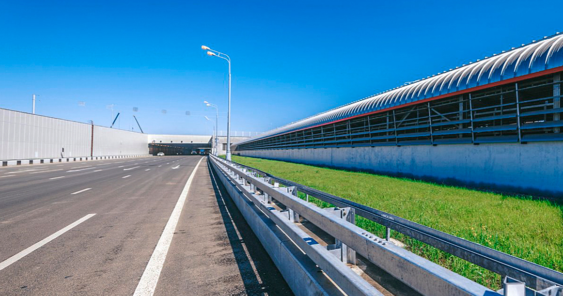 В Москве открыли первый совмещенный автомобильный и метротоннель