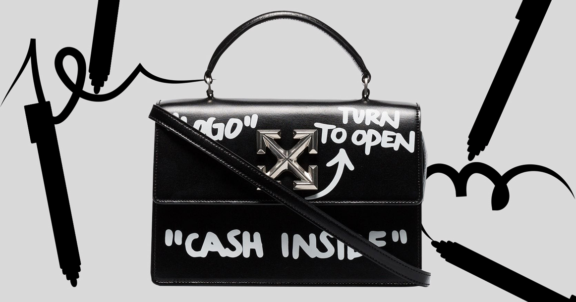 Вещь недели: сумка Off-White с ироничными надписями