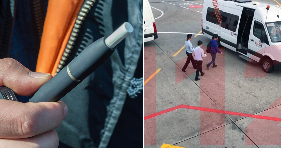 Во Внуково задержали человека, который закурил IQOS на борту