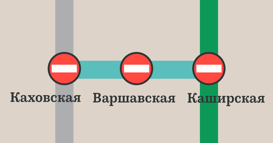 Каховскую линию полностью закроют на два года