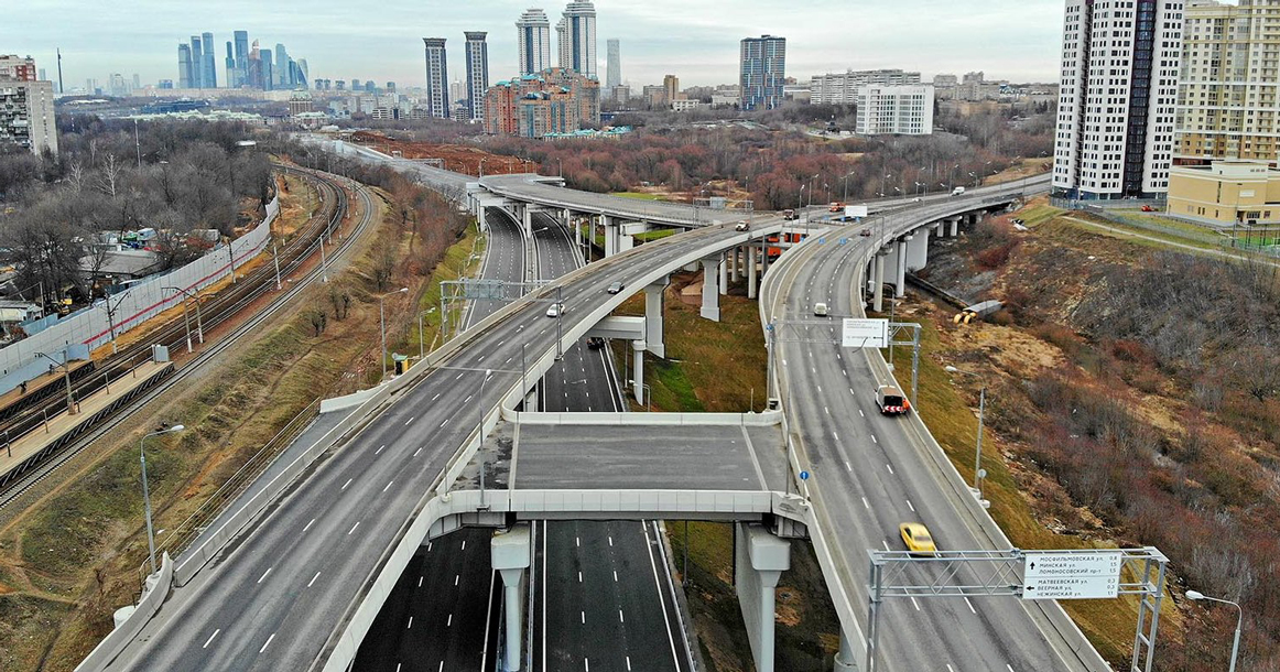 В Москве открыли новую автотрассу — проспект Генерала Дорохова