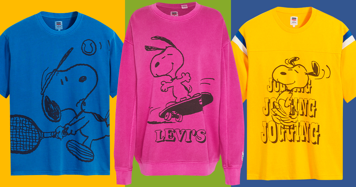 Вещь недели: футболки и свитшоты Levi’s с героями комиксов Peanuts