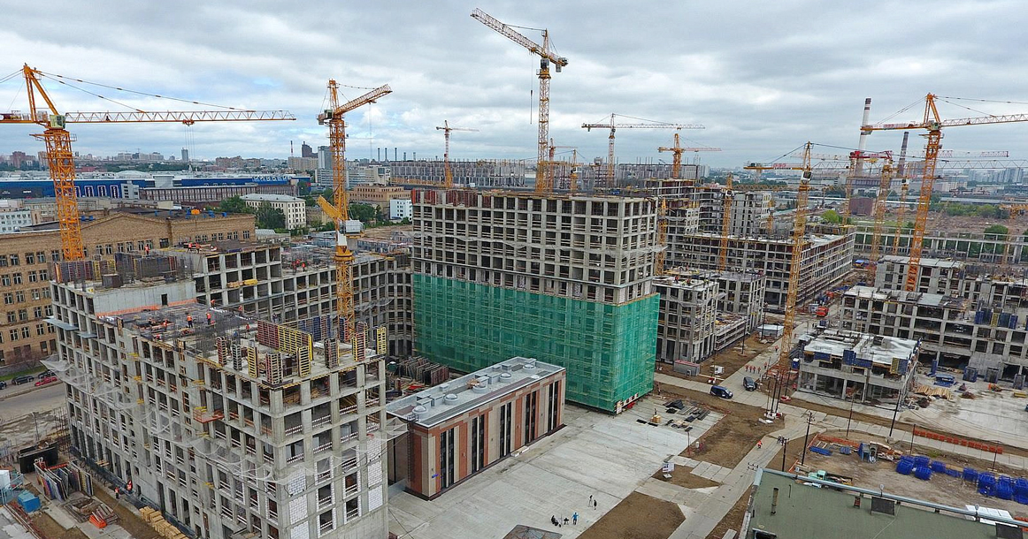 В бывших промзонах за 10 лет построили 17 млн кв. метров жилья