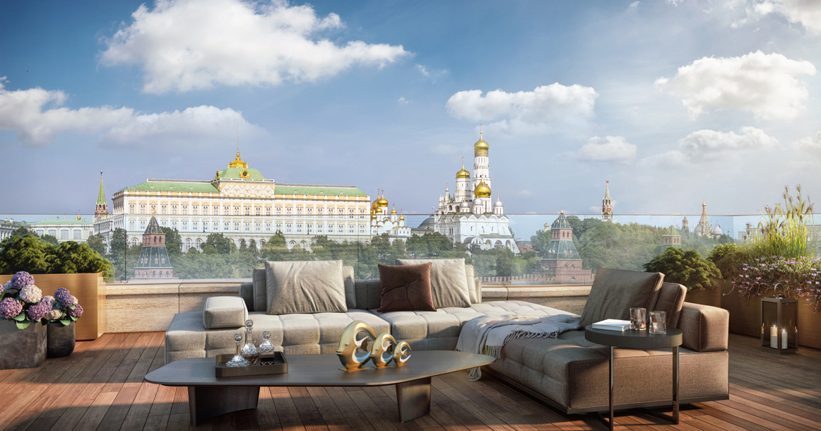 На Софийской набережной открыли продажи квартир с видом на Кремль