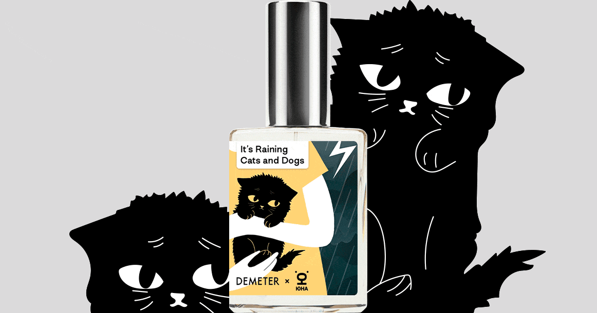 Аромат недели: It’s Raining Cats and Dogs (Котик боится грозы), Demeter