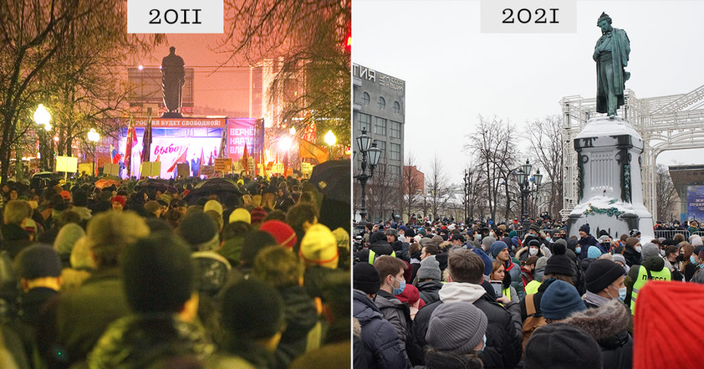 Как изменилась Москва за 10 лет после первых московских митингов (в цифрах)