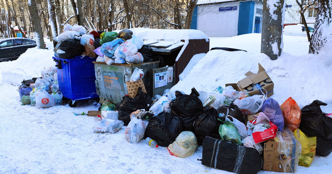Жители в панике: московские дворы утопают в мусоре