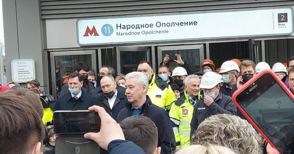 Чуть-чуть опоздали: сегодня Собянин все-таки открыл «Мневники» и «Народное Ополчение»