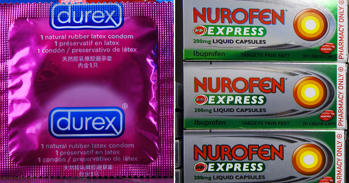 Британская компания-производитель «Нурофен» и Durex уходит из России