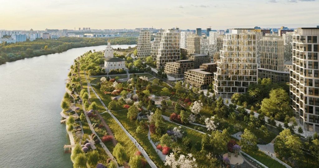 Вот такой большой парк появится на месте заброшенных территорий у реки в Тушино