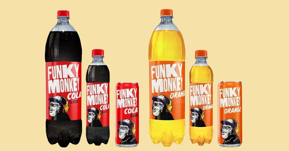 Замена ушедшей Coca-Cola — Funky Monkey — появится в магазинах на следующей неделе