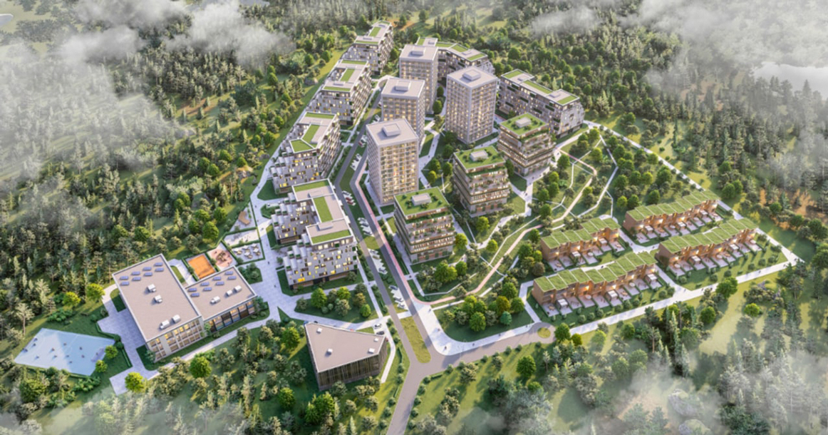 Внутри Мещерского парка построят «ступенчатые» дома