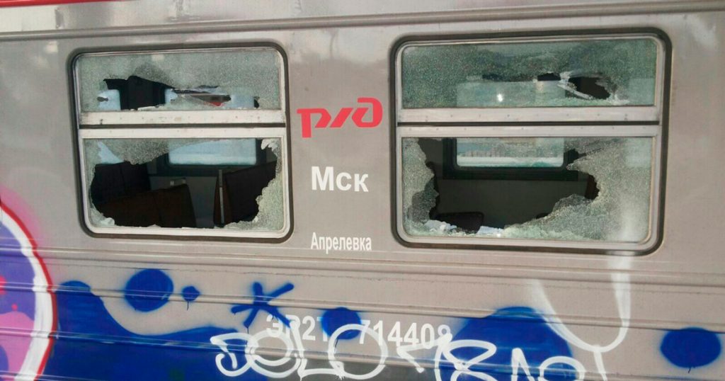 За этот год вандалы причинили ущерб московским электричкам больше чем на 27 млн рублей