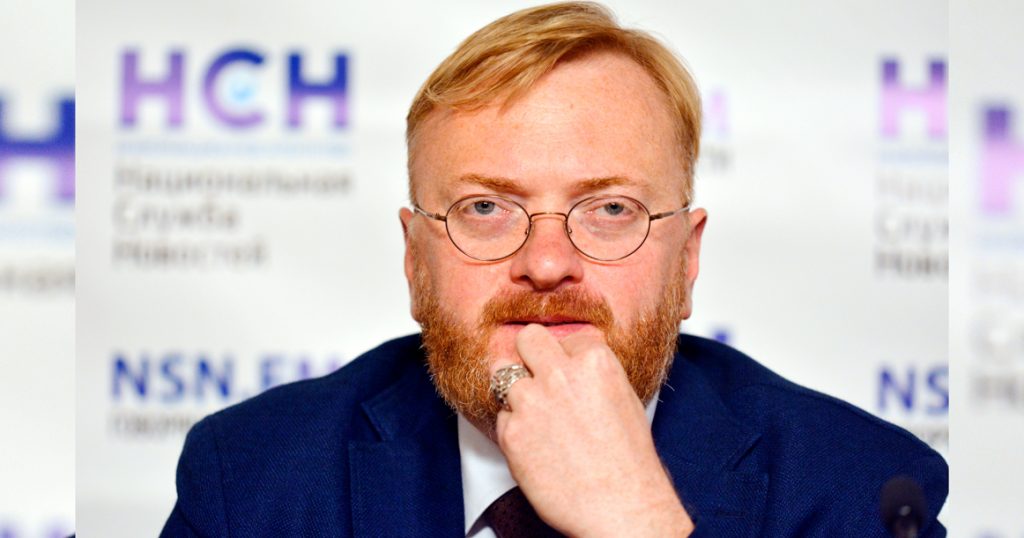 Милонов признался, что ему страшнее в Москве, чем в окопе, из-за фриков