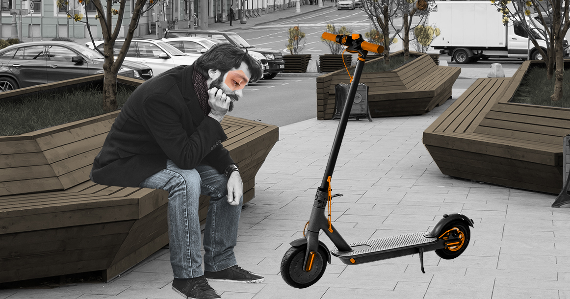 В городе появился новый персонаж — москвич растерянный