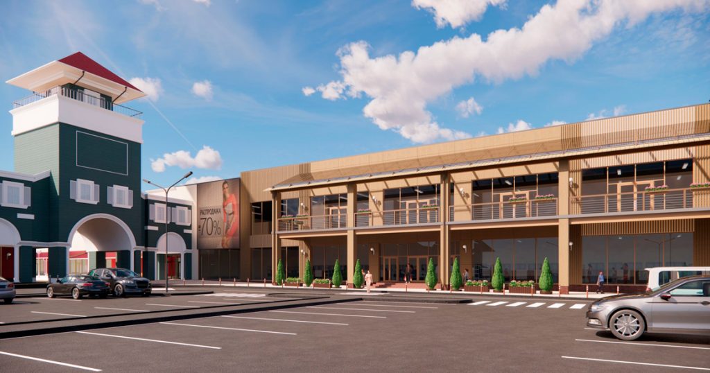 Novaya Riga Outlet Village расширят «деревянным» торговым комплексом