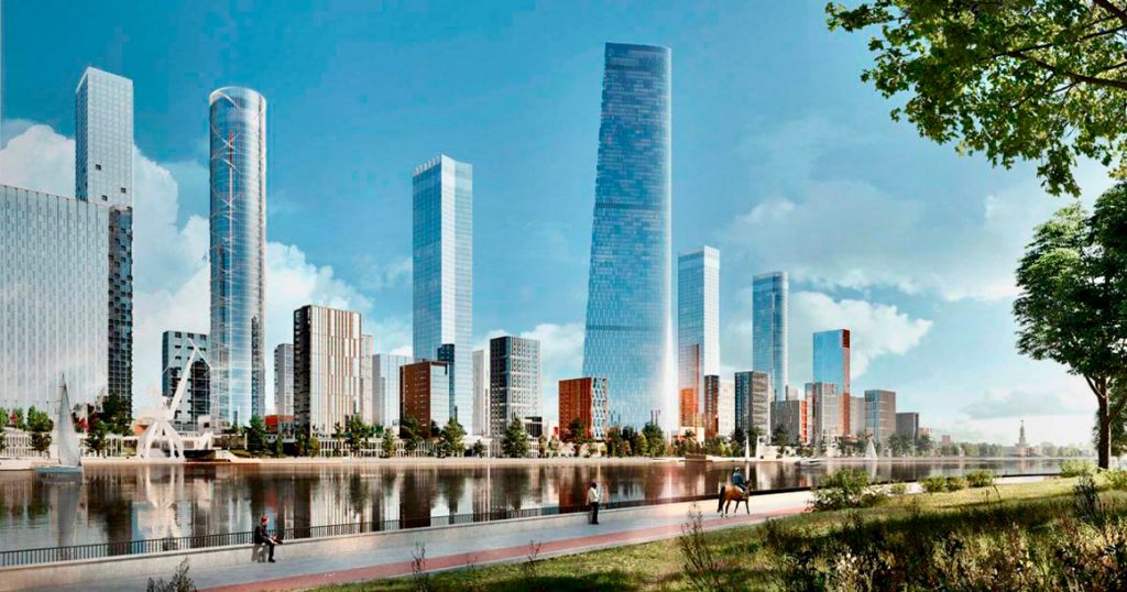 У Северного речного порта построят 350-метровый небоскреб и еще 7 высоток