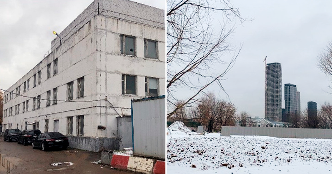 На Кутузовском проспекте снесли два самостроя, в которых незаконно располагались общежития