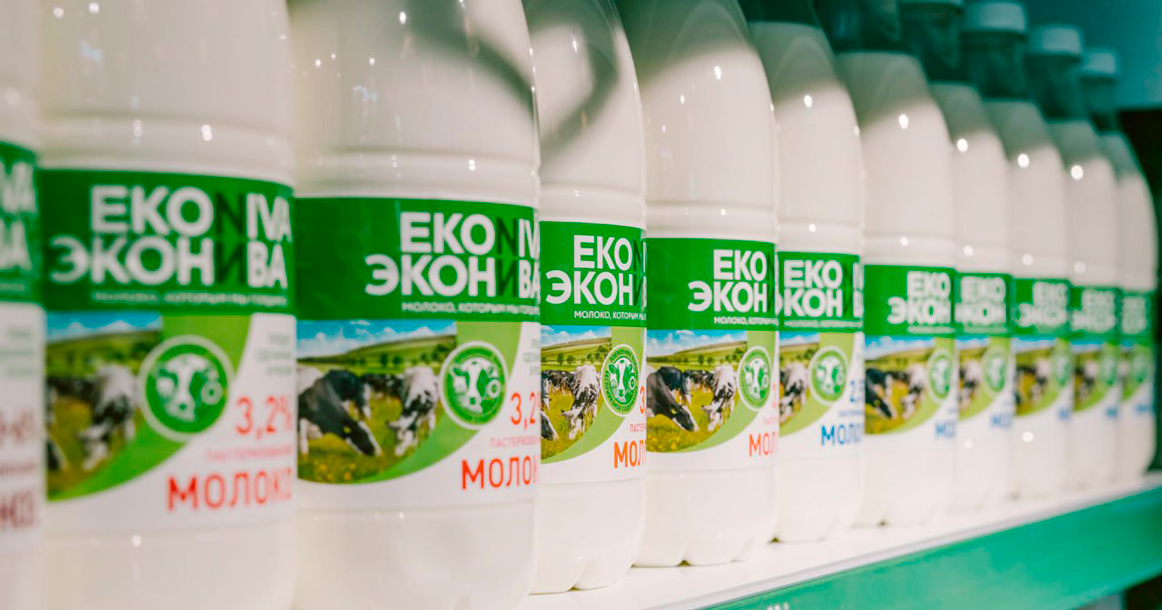 В Москве открылся первый магазин сети «ЭкоНива», которая продает молочку