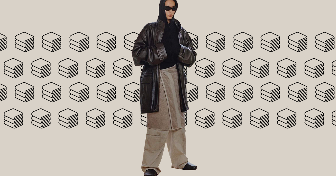Вещь недели: мужская юбка-полотенце от Balenciaga