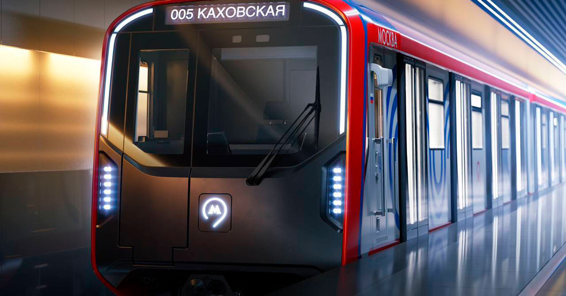 Показали дизайн нового поезда метро — «Москва 2024»
