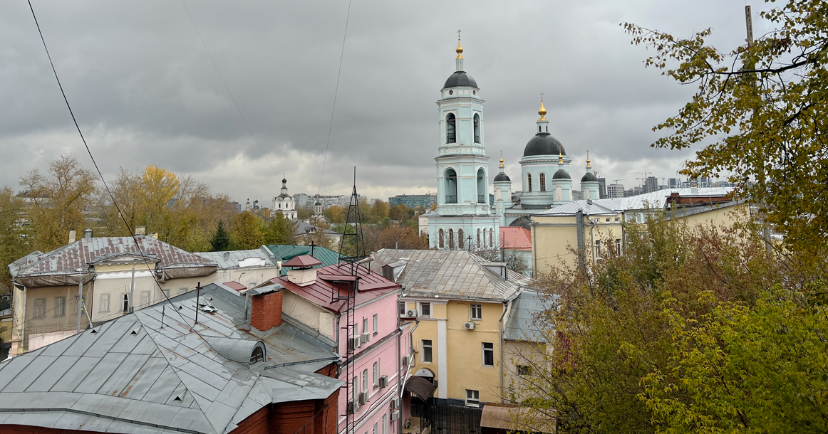 Вид из моего окна: на Спасский собор Cпасо-Андроникова монастыря