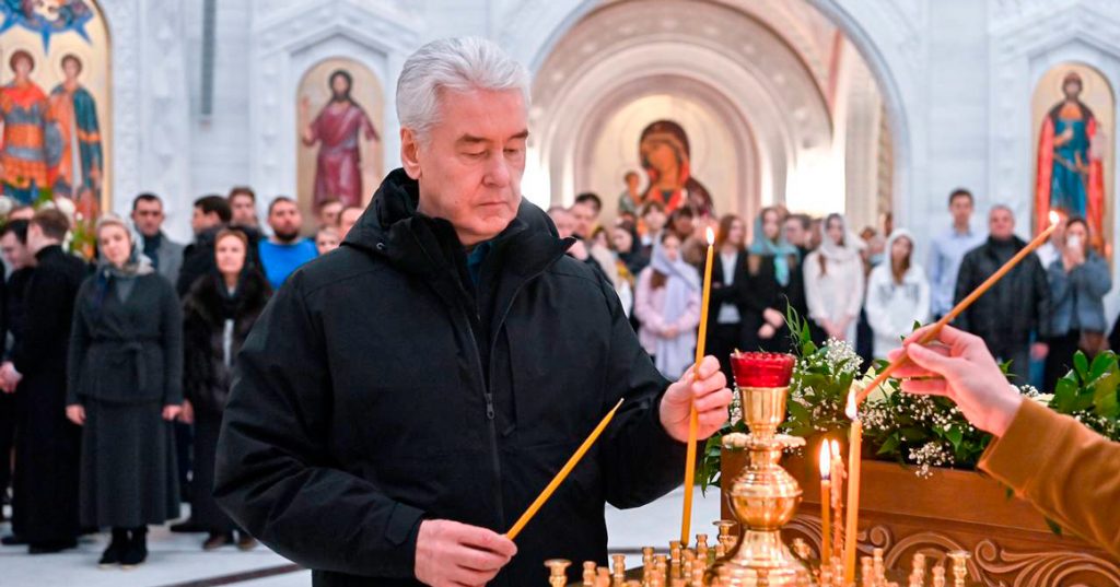 Собянин открыл храм Святого князя Владимира на бывшем Тушинском аэродроме