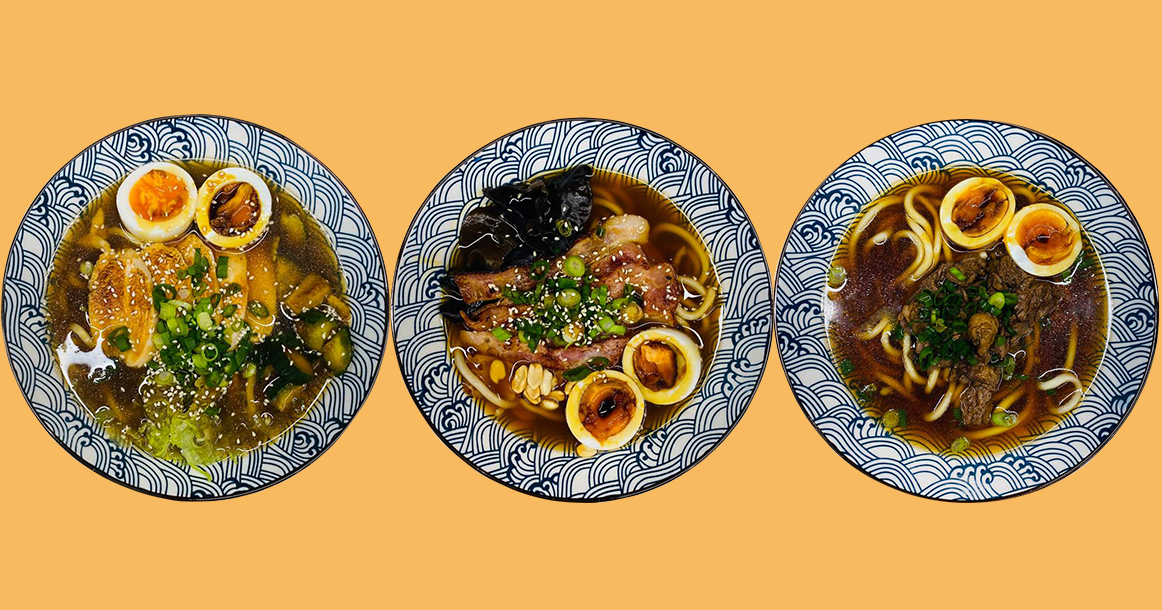 В Udon noodle bar на Усачевском лапша со стейком мачете хороша, с рибаем — не очень