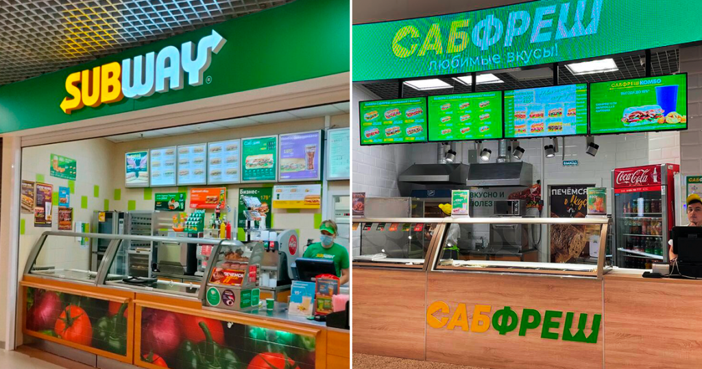 В Москве начался ребрендинг точек Subway в «Сабфреш»