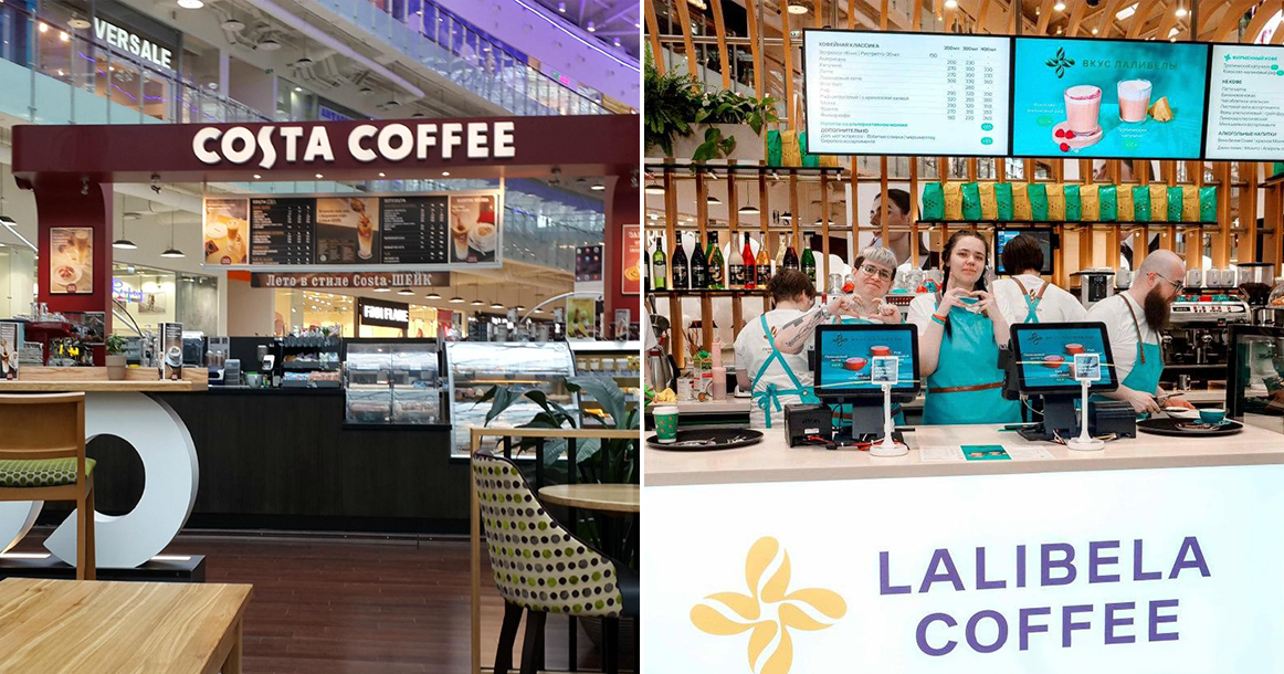 В «Авиапарке» открылась первая кофейня «Лалибела кофе» на месте Costa Coffee