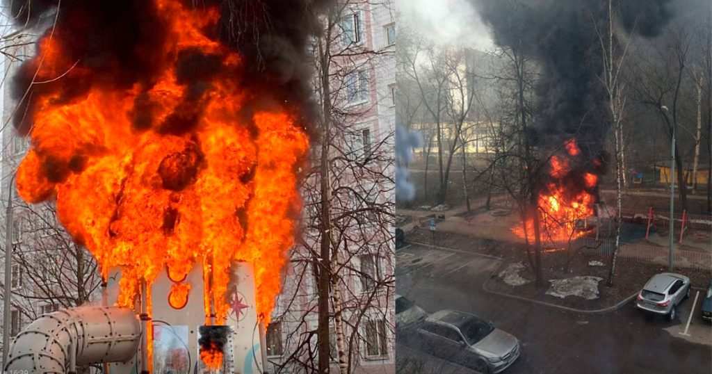 В Ясенево дети сожгли детскую площадку