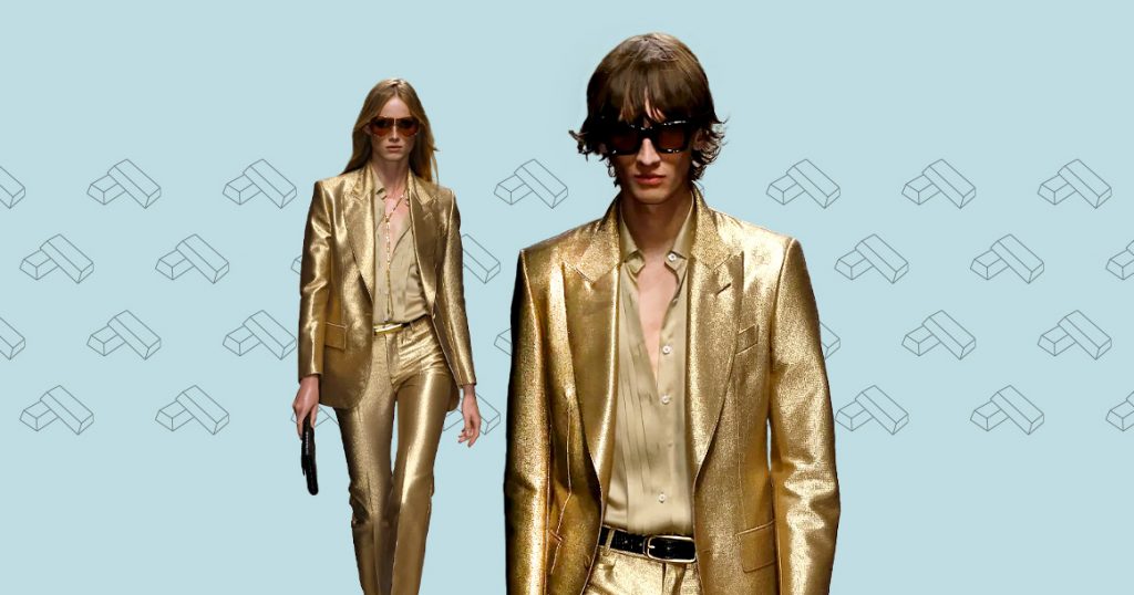 Вещь недели: золотой костюм Tom Ford