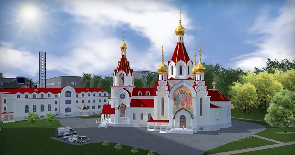В Царицыно построят храм Архангела Михаила с красными крышами