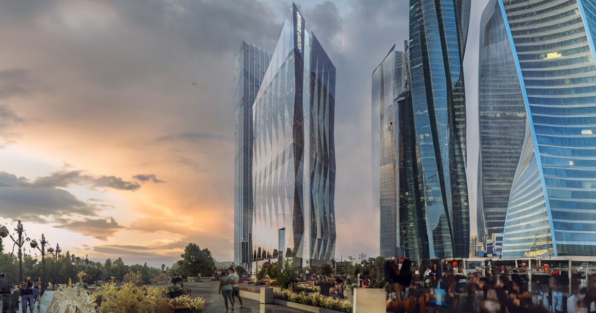 Появился первый проект нового небоскреба Sezar Tower в «Сити»