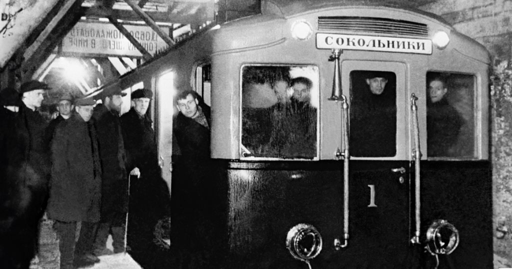 В мае на станции «Сокольники» проведут реконструкцию первого запуска метро — к его 90-летию