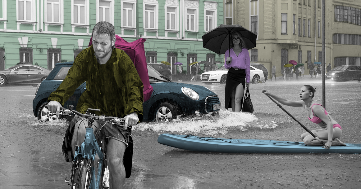 Кроме конца мая, в Москве всегда плохая погода