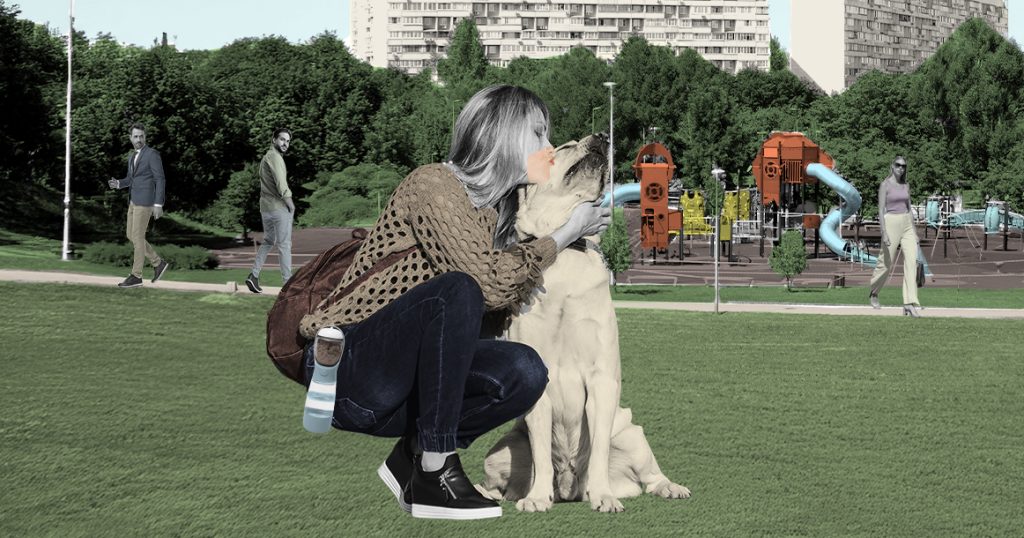 Московский персонаж: собачница