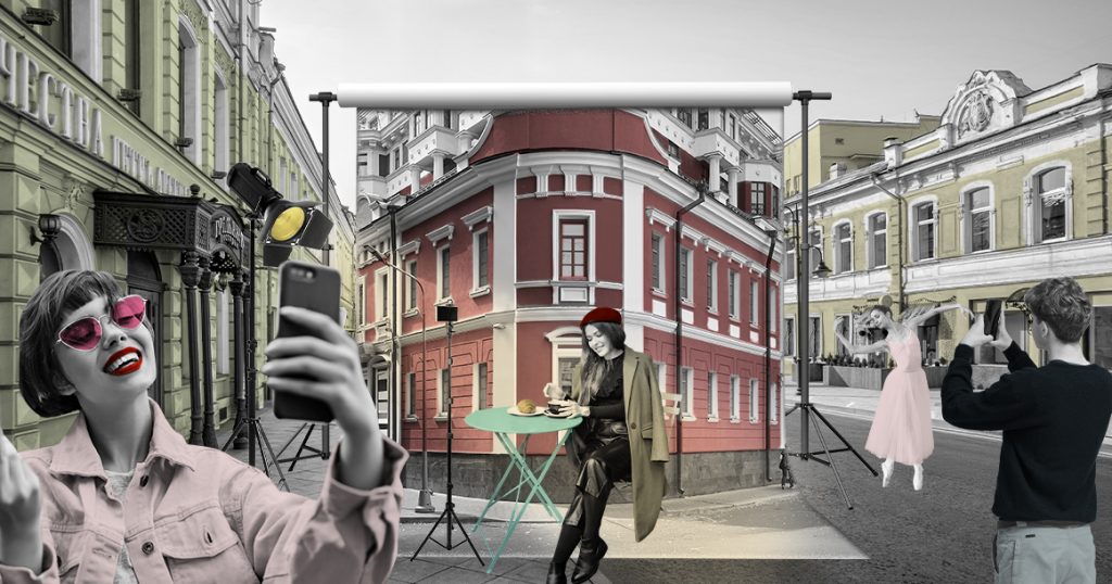 Москва превратилась в декорацию для контента
