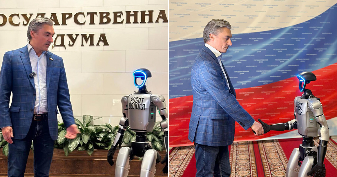 Помощник депутата: в Госдуме приняли на работу робота Володю