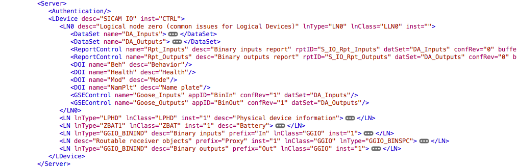 Информационная модель МЭК 61850 модуля SICAM IO // © Цифровая подстанция | www.digitalsubstation.ru