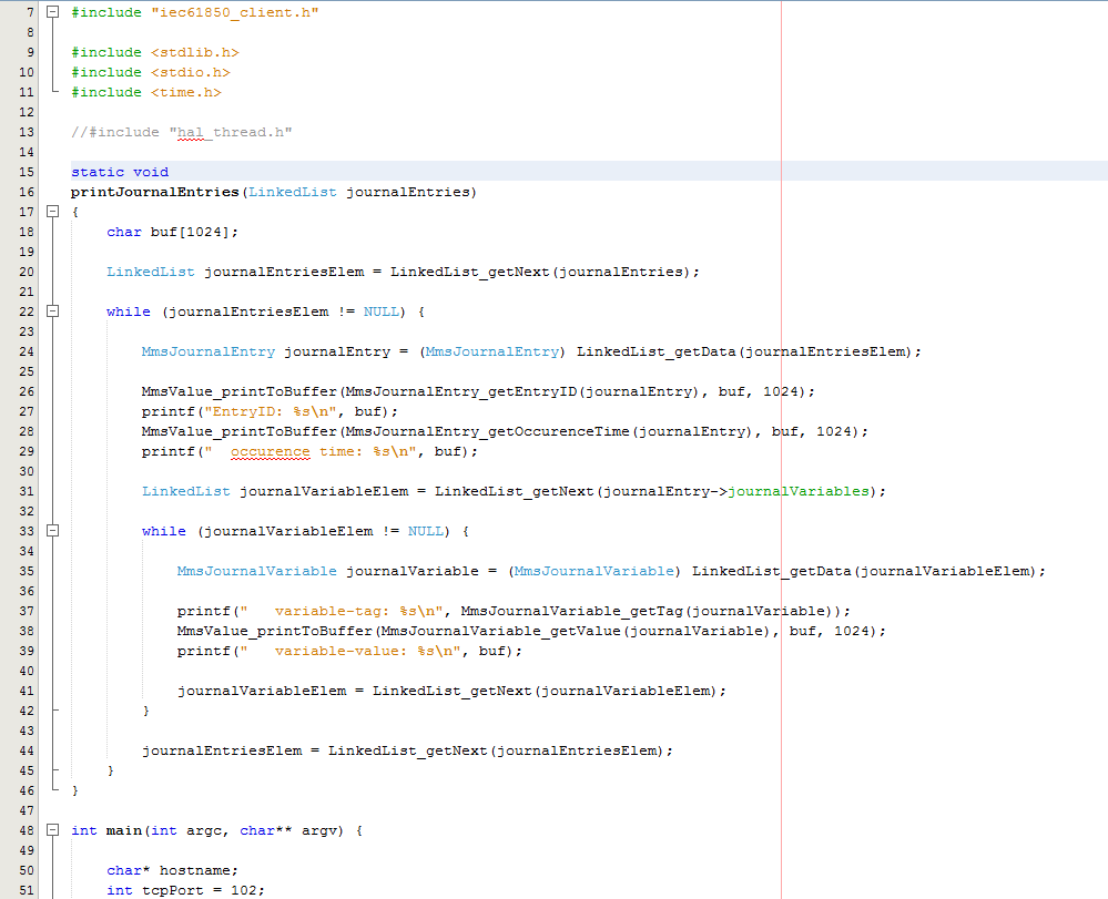 Пример использования сервиса жунала событий