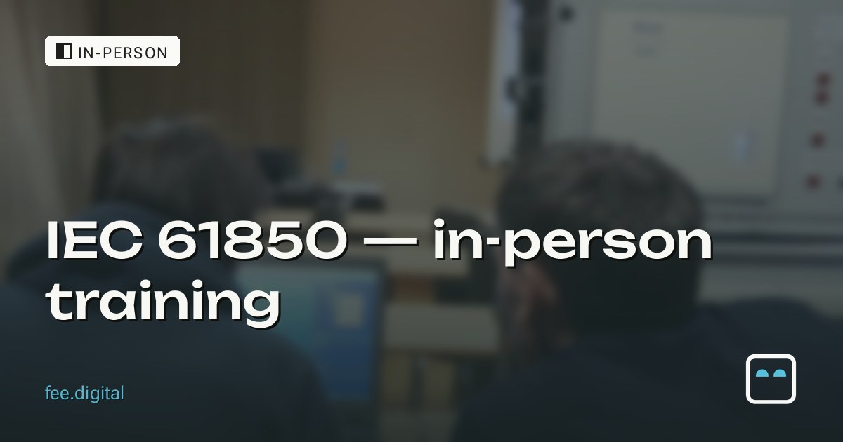 IN-PERSON — IEC 61850 — in-person training