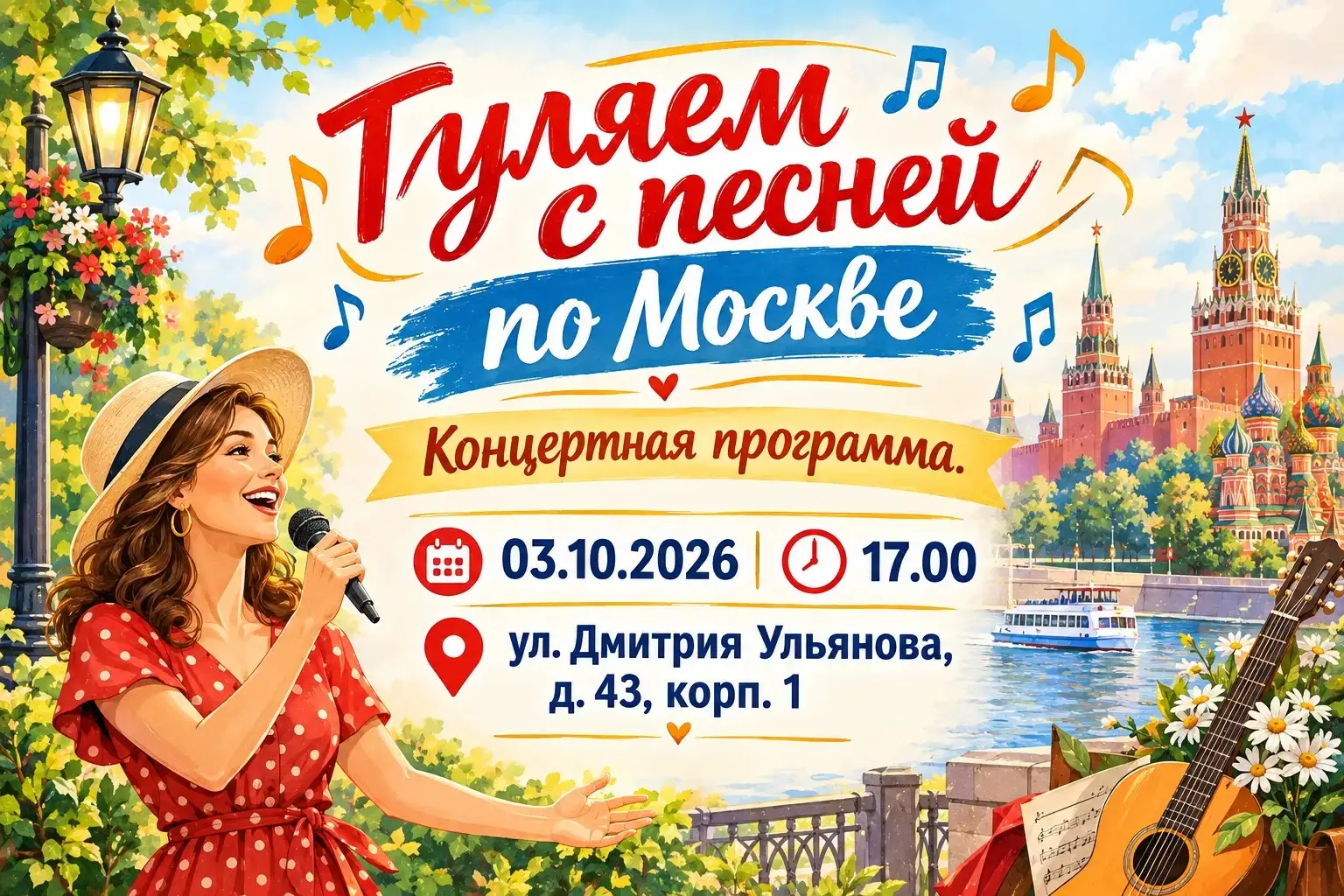 Гуляем с песней по Москве