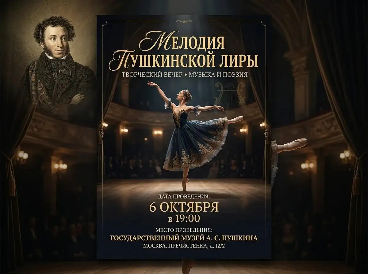 Литературно-музыкальная программа "Мелодия Пушкинской Лиры"