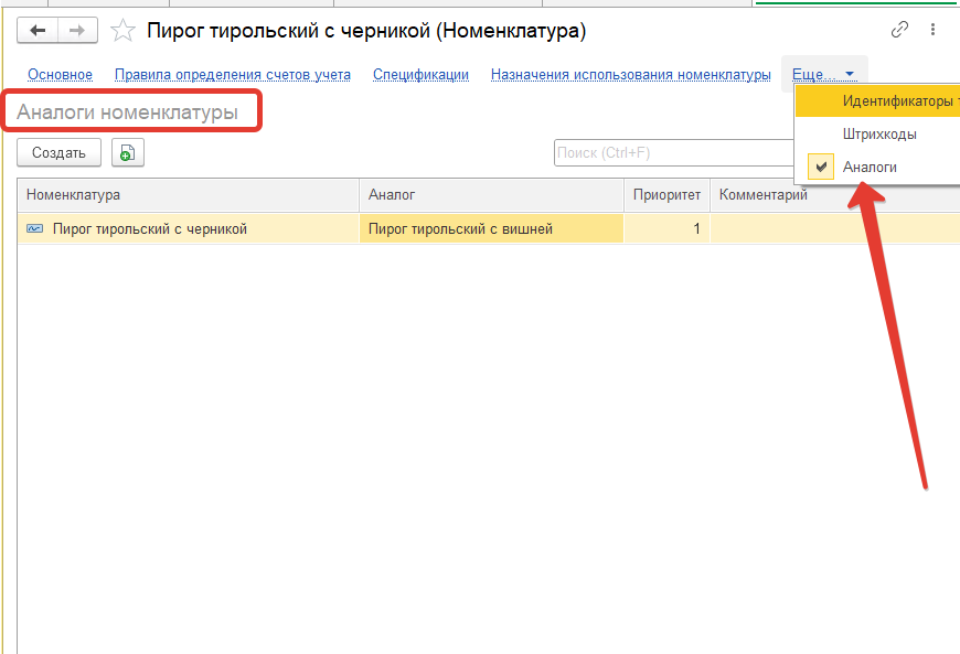 Аналоги
