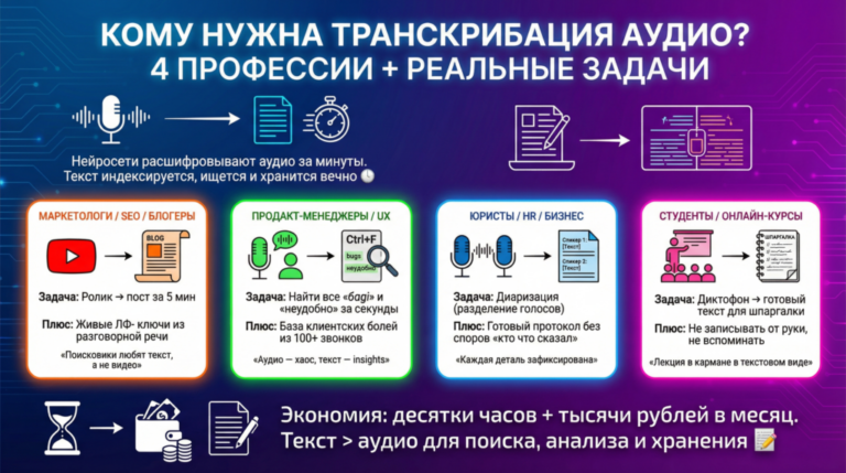 Перспективы использования AI для транскрибации и голосовых заметок в 2026 году: анализ эффективности и ограничений